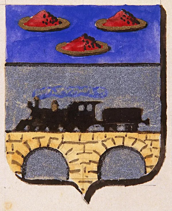 Esboço do Brasão por Cândido Portinari