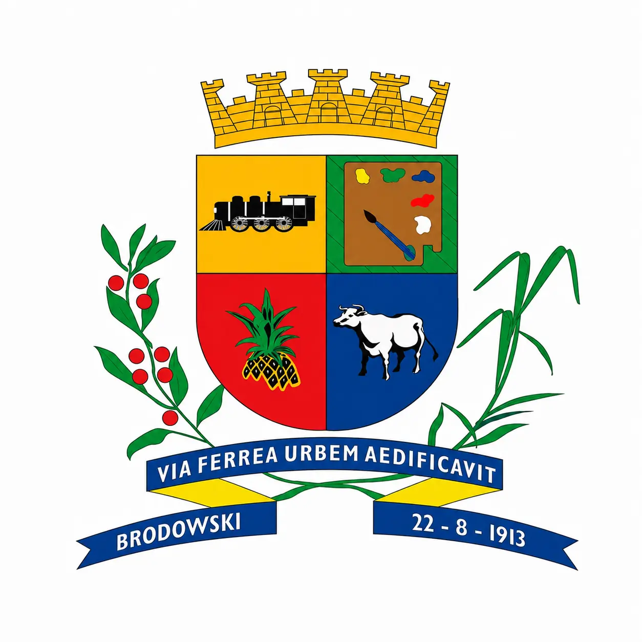 Brasão Oficial do Município de Brodowski